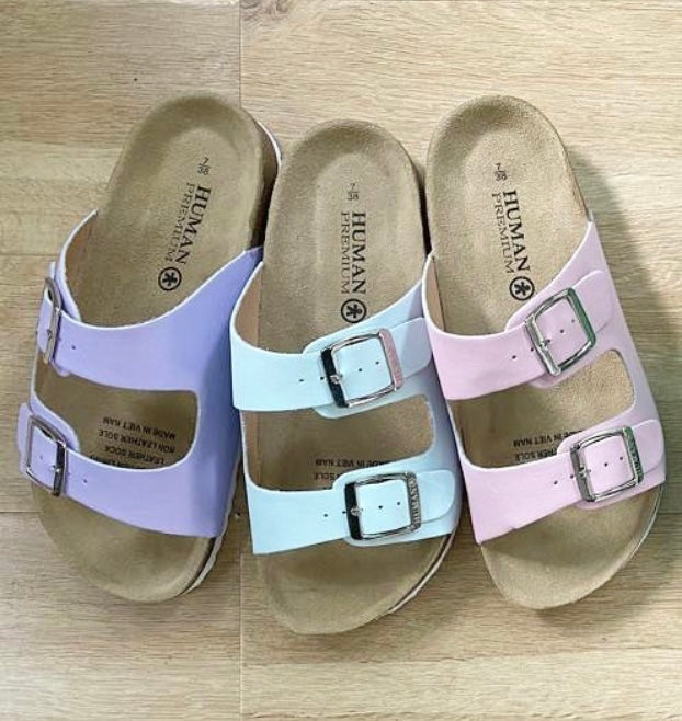 Human sales premium sandals