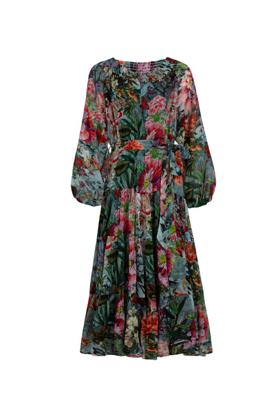 Neck’s Best Thing Dress by Coop from Trelise Cooper in whimsical garden print. 