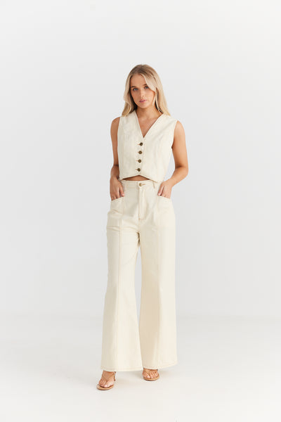 Defender Pants in Bone from Daisy Says
